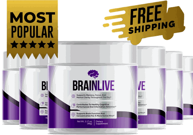 BrainLive 6-jar pack, the most popular 180-day supply
